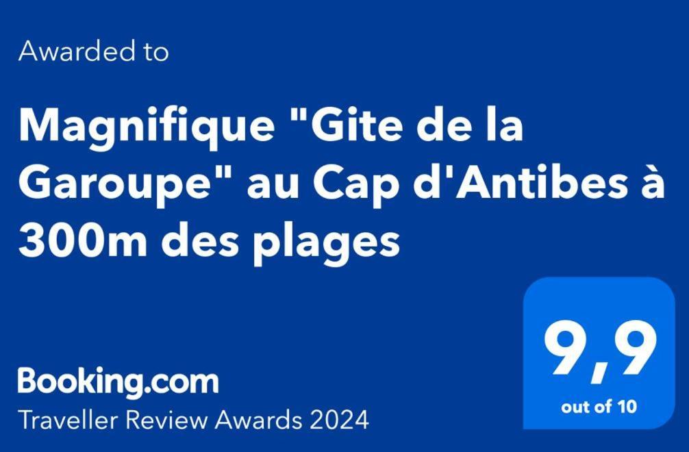 Magnifique "Gite De La Garoupe" Au Cap D'Antibes A 300M Des Plages Екстериор снимка